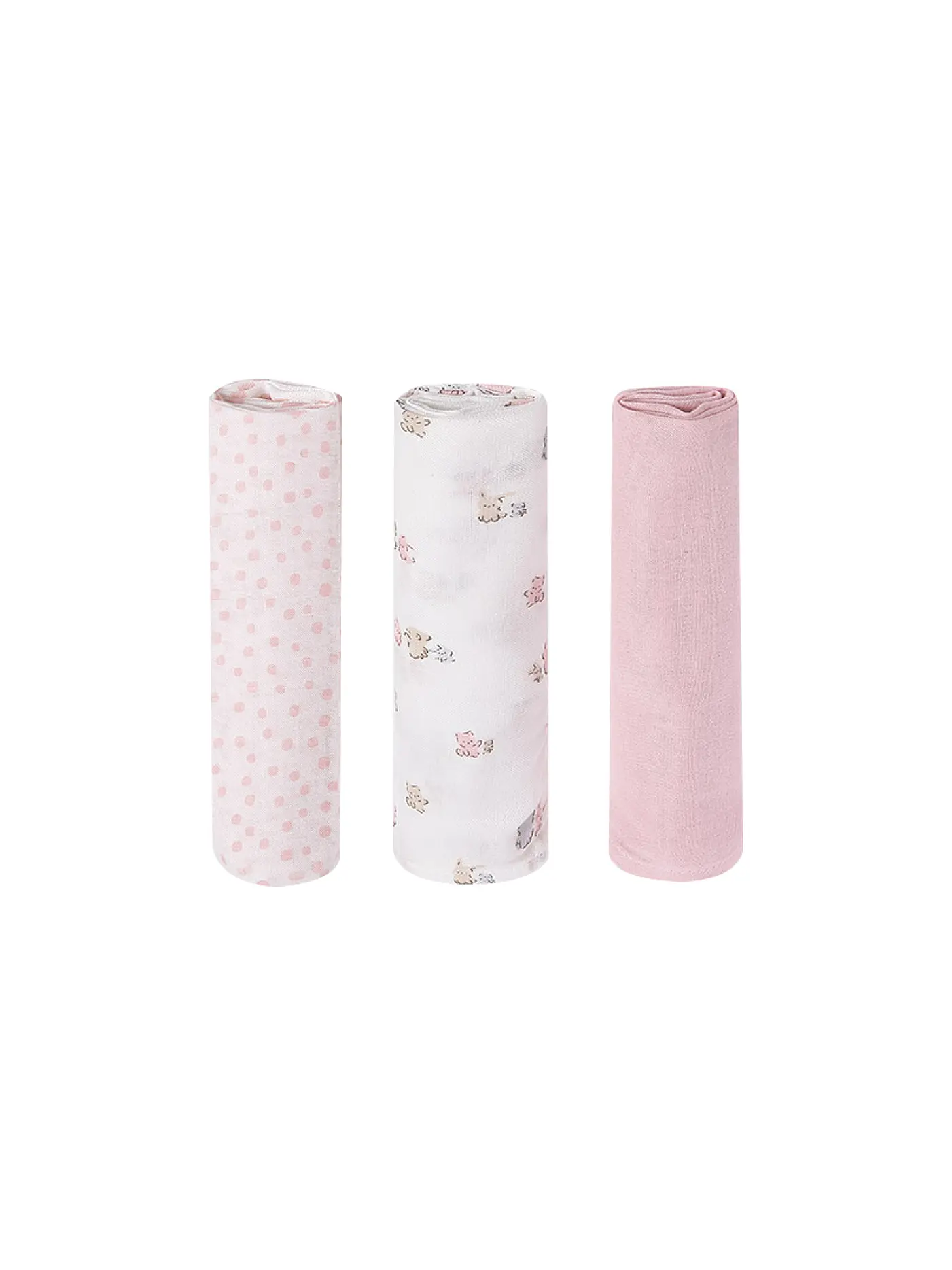 MAYORAL | Baby Stoffwindel - Multuch 3er Pkg. beige | rosa